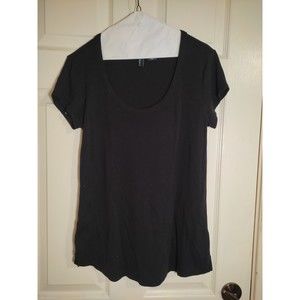 Cynthia Rowley Black Knit Blouse Size Medium